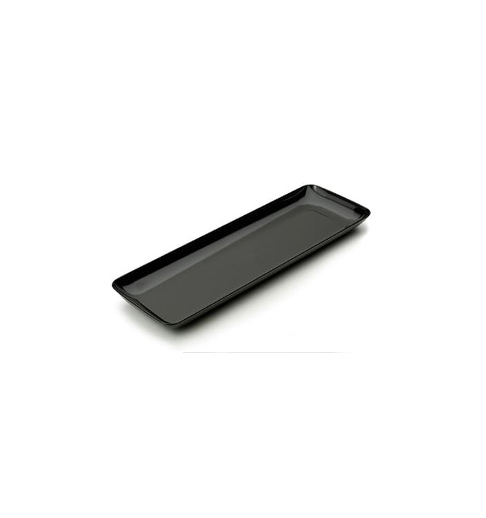 Plateau Rectangulaire Noire 6x19cm 