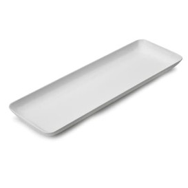 Plateau Rectangulaire Blanc 6x19cm (200 Unités)