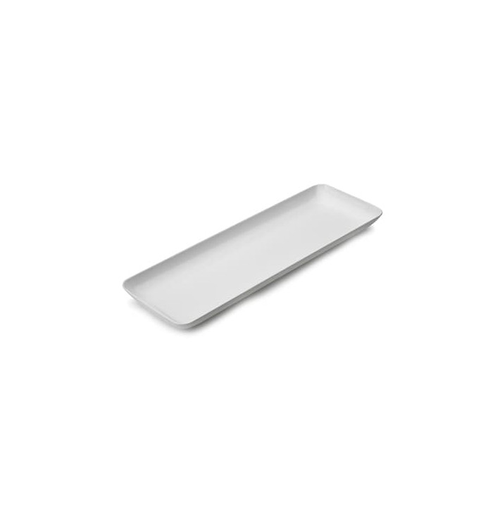 Plateau Rectangulaire Blanc 6x19cm Plateau Rectangulaire Blanc 6x19cm