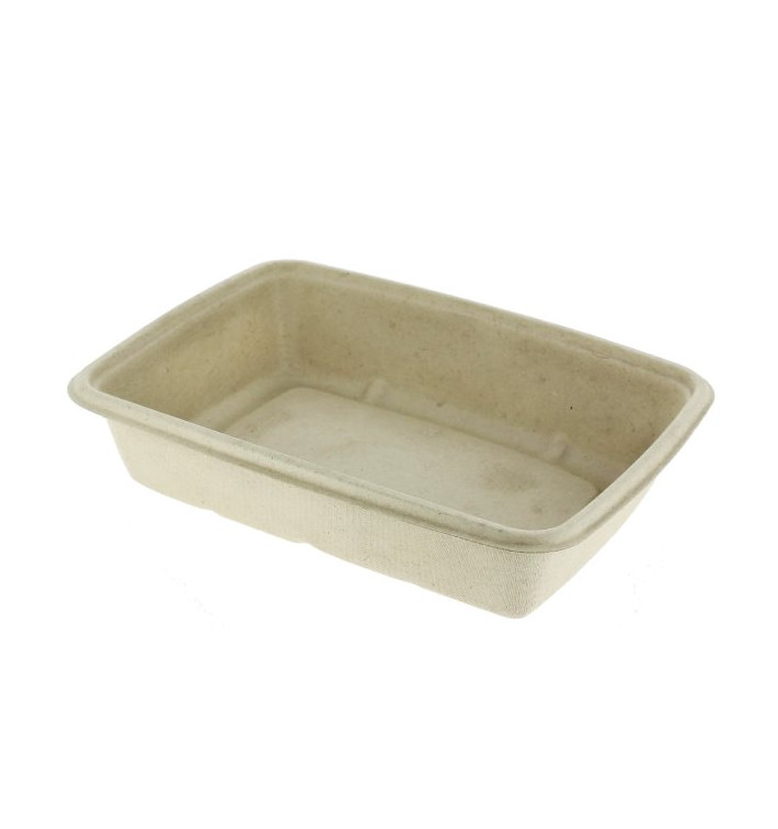 Emballage Canne à Sucre PLA 580ml 19x14x3cm (75 Utés) Emballage Canne à Sucre PLA 580ml 19x14x3cm (75 Utés)