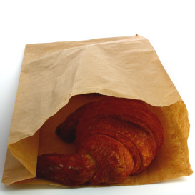 Papieren voedsel zak kraft 22+12x42cm (1.000 stuks)