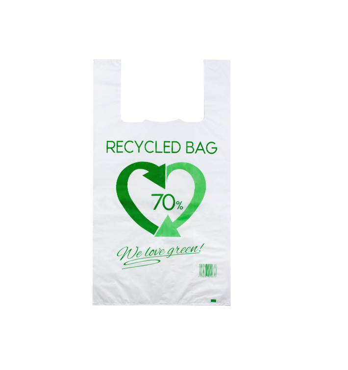 Sac à Bretelles 70% Recyclé 40x60cm 50µm (800 Utés) Sac à Bretelles 70% Recyclé 40x60cm 50µm (800 Utés)