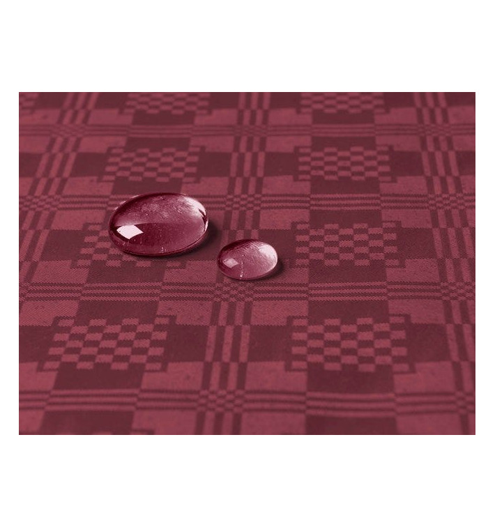 Tafelkleed rol Waterdicht bordeauxrood 1,2x5m (1 Stuk) Tafelkleed rol Waterdicht bordeauxrood 1,2x5m (1 Stuk)