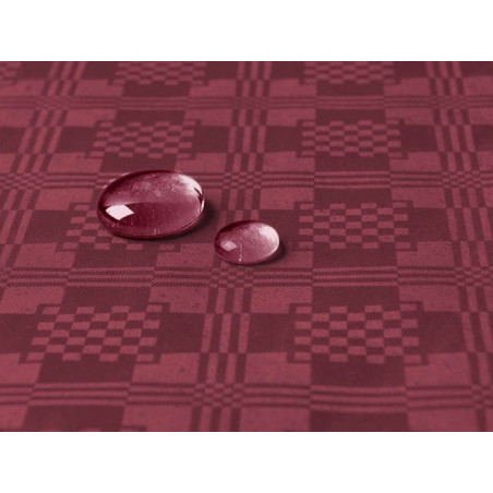 Tafelkleed rol Waterdicht bordeauxrood 1,2x5m (10 Stuks)