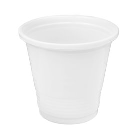 Plastic PS Shotje wit 80 ml (4.800 stuks)