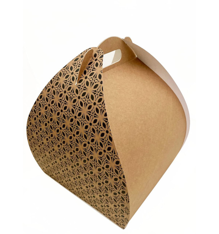 Boîte à Gâteaux Hauts Kraft 28x28x32cm (25 Utés) Boîte à Gâteaux Hauts Kraft 28x28x32cm (25 Utés)