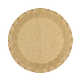 Assiette en Carton Kraft “Flower” Ø18cm 225g/m² (600 Utés)