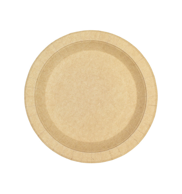 Assiette en Carton Ronde Ingraissable Kraft Ø18cm 245g/m² (50 Utés) Assiette en Carton Ronde Ingraissable Kraft Ø18cm 245g/m² (50 Utés)