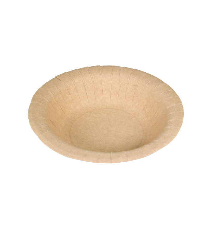 Assiette Creuse en Carton Ingraissable Kraft Ø19cm 245g/m² (50 Utés) Assiette Creuse en Carton Ingraissable Kraft Ø19cm 245g/m² (50 Utés)