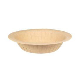 Assiette Creuse en Carton Ingraissable Kraft Ø19cm 245g/m² (50 Utés)