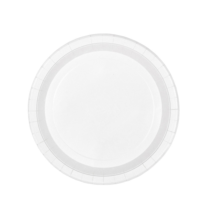 Papieren bord Rond Wit Ø26cm 250g/m² (50 stuks) Papieren bord Rond Wit Ø26cm 250g/m² (50 stuks)