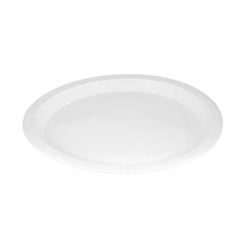 Papieren bord Rond Wit  Ø26cm 250g/m² (50 stuks) 