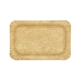 Plat en Carton Kraft "Flower" 12x19cm 295g/m² (750 Utés)