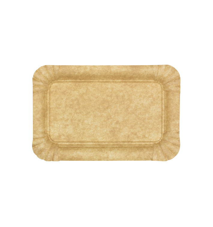 Plat en Carton Kraft "Flower" 12x19cm 295g/m² (750 Utés) Plat en Carton Kraft "Flower" 12x19cm 295g/m² (750 Utés)