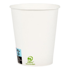 Gobelet Carton Blanc 6Oz/180ml Ø7,0cm (100 Unités)