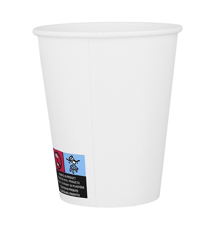 Gobelet Carton Blanc ECO 8 Oz/240ml Ø8cm (1.000 Utés) Gobelet Carton Blanc ECO 8 Oz/240ml Ø8cm (1.000 Utés)