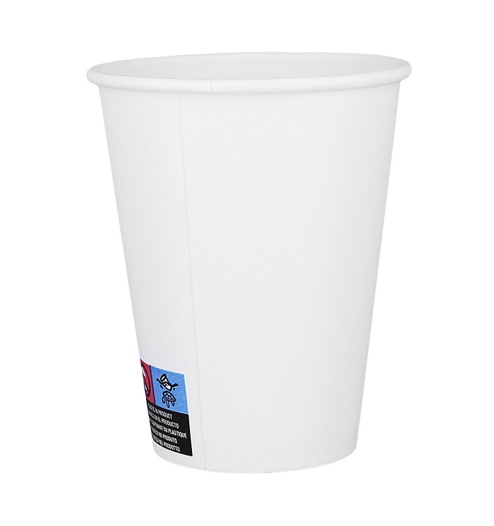 Papieren beker wit ECO 14Oz/420ml Ø9cm (50 Stuks) Papieren beker wit ECO 14Oz/420ml Ø9cm (50 Stuks)