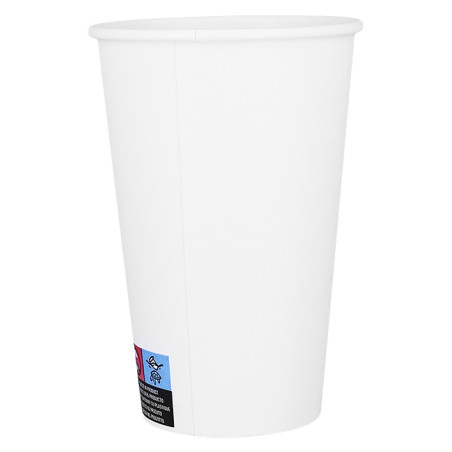 Gobelet Carton Blanc ECO 16Oz/480ml Ø9cm (50 Utés)