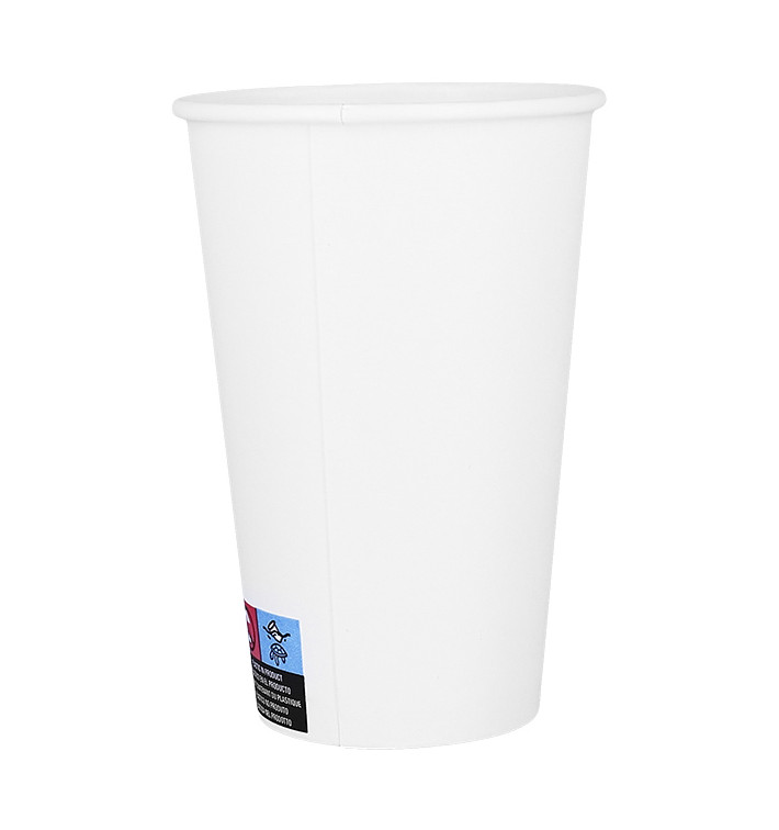 Gobelet Carton Blanc ECO 16Oz/480ml Ø9cm (1.000 Utés) Gobelet Carton Blanc ECO 16Oz/480ml Ø9cm (1.000 Utés)