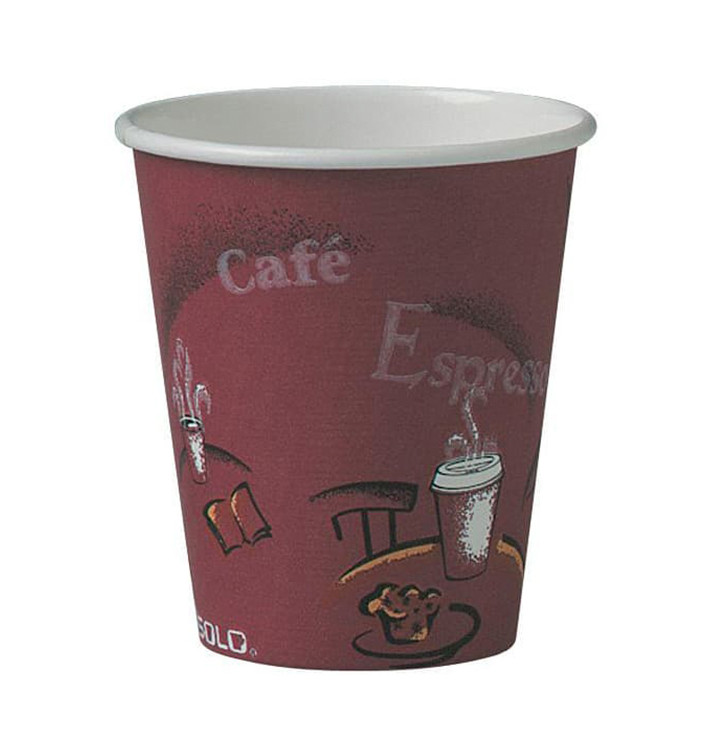 Papieren beker "Bistro" 6 Oz/180ml Ø7,4cm (50 stuks) Papieren beker "Bistro" 6 Oz/180ml Ø7,4cm (50 stuks)