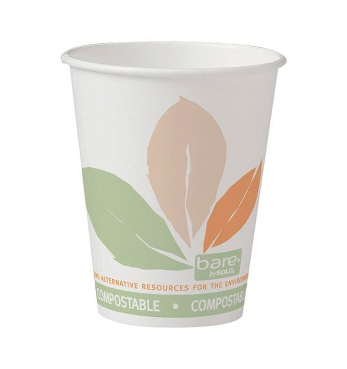 Papieren beker PLA "Bare" 12 Oz/360ml Ø8,9cm (50 stuks) Papieren beker PLA "Bare" 12 Oz/360ml Ø8,9cm (50 stuks)