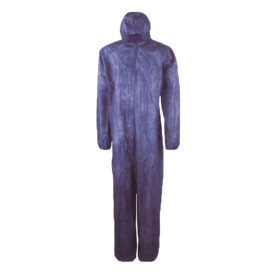 Combinaison TNT PP Capuche et Fermeture Eclair Taille XXL Bleu (1 Uté)