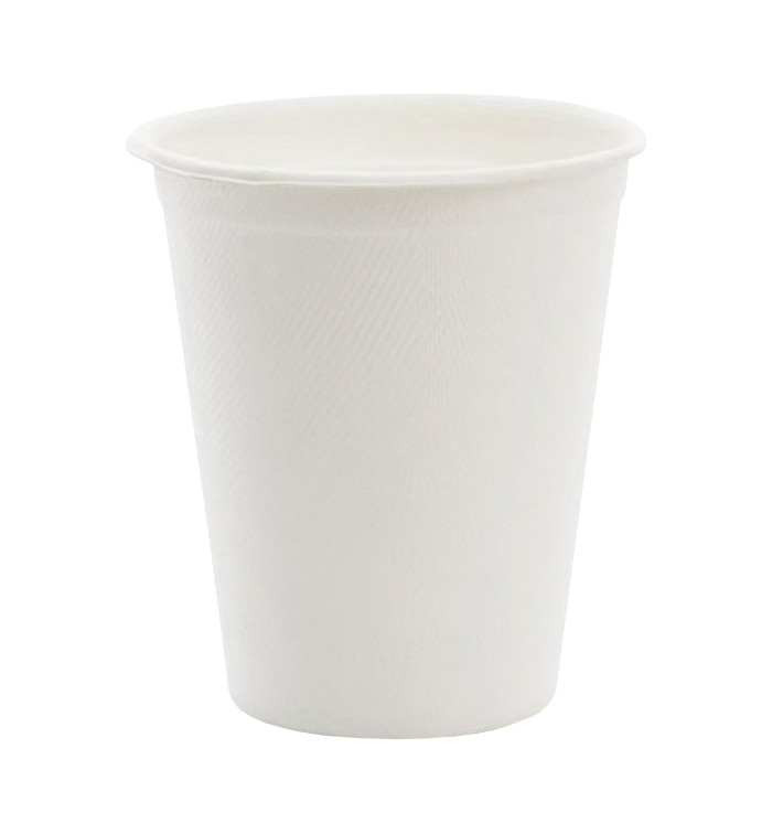 Wit Suikerriet Beker 260ml (10 Stuks) Wit Suikerriet Beker 260ml (10 Stuks)