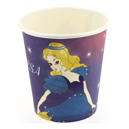 Verre carton princesse 200ml (500 Unités)