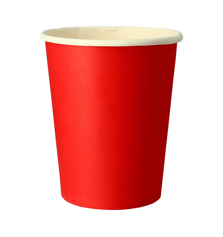 Gobelet Carton Rouge 9Oz/240ml "Party" (10 Unités) Gobelet Carton Rouge 9Oz/240ml "Party" (10 Unités)