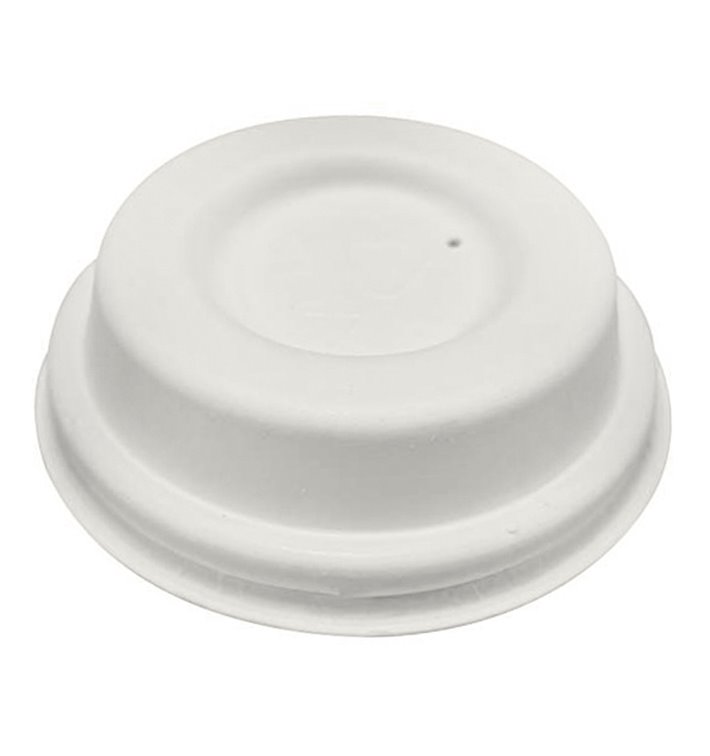 Couvercle en Fibre Moulée blanc Ø6,2cm (50 Utés) Couvercle en Fibre Moulée blanc Ø6,2cm (50 Utés)