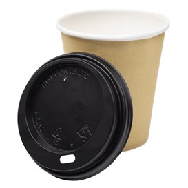Couvercle Perforé gobelet Carton 8, 9, 12 Oz Ø8,0cm (100 Unités)