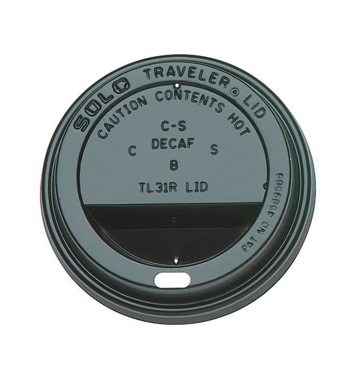 Deksel voor beker gat 6 en 8 Oz zwart Ø8,0cm (1000 stuks) Deksel voor beker gat 6 en 8 Oz zwart Ø8,0cm (1000 stuks)