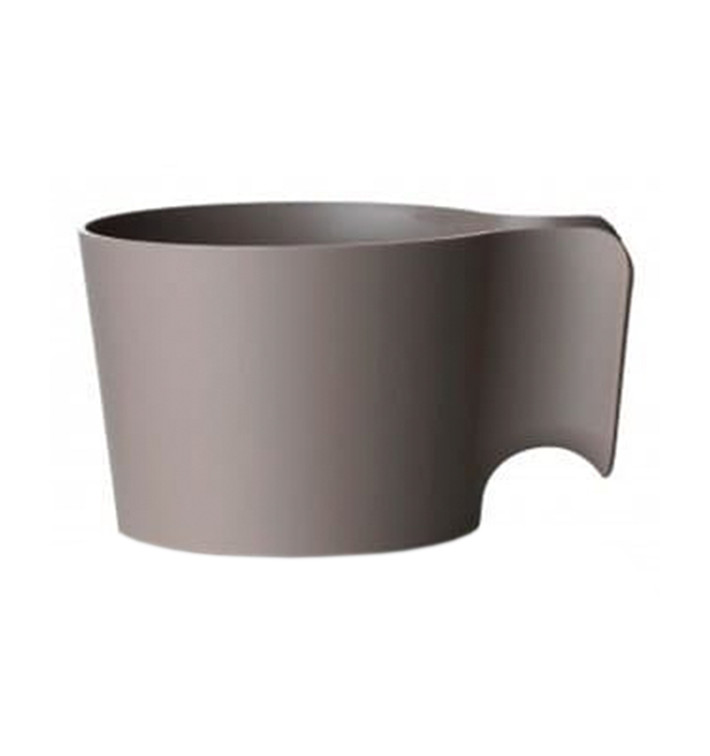 Plastic beker houder PP grijs (12 stuks) Plastic beker houder PP grijs (12 stuks)
