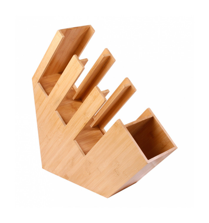 Organisateur Gobelet, Couvercle, Paille Bambou 14x50x50cm (1 Uté) Organisateur Gobelet, Couvercle, Paille Bambou 14x50x50cm (1 Uté)