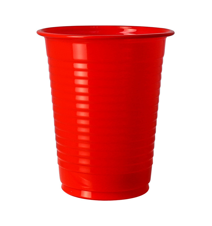 Gobelet Amido Maïs PLA Rouge 200ml (1500 Utés) Gobelet Amido Maïs PLA Rouge 200ml (1500 Utés)