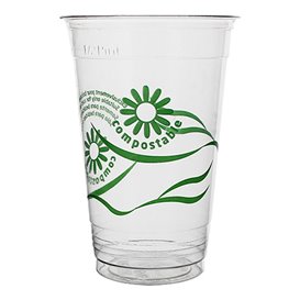 Gobelet PLA "Green Spirit" Transparent 330ml (50 Utés)
