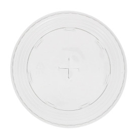 Couvercle PET Croix Gobelet PET et PLA Ø9,5cm (50 Unités)