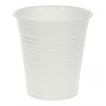 Verre Plastique PP Blanc 200ml (100 Utés)