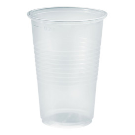 Plastic PP beker transparant 230ml Ø7,0cm (3000 stuks)