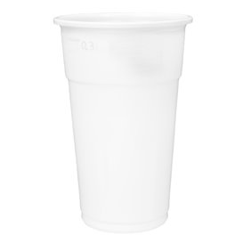 Plastic PP beker transparant 300ml Ø7,7cm (1250 stuks)