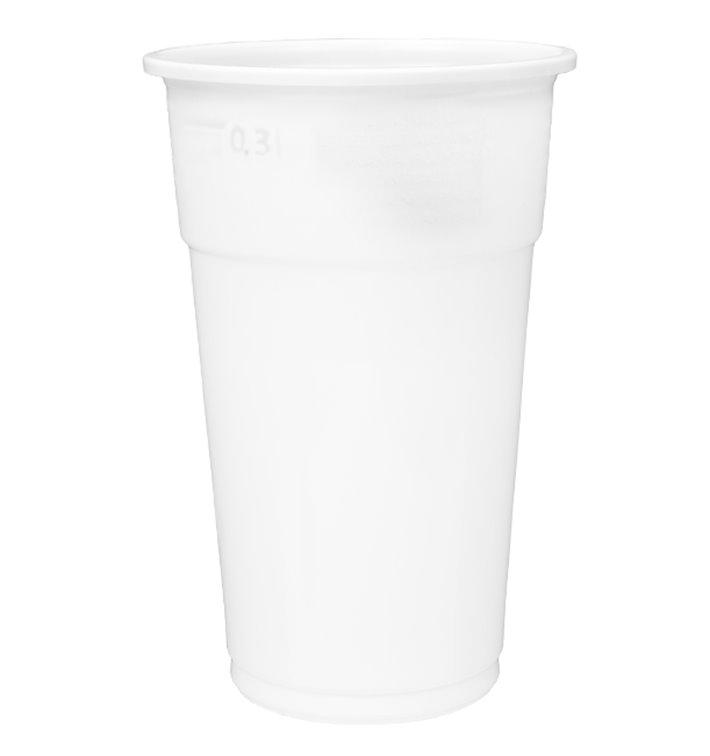 Plastic PP beker transparant 300ml Ø7,7cm (1250 stuks)