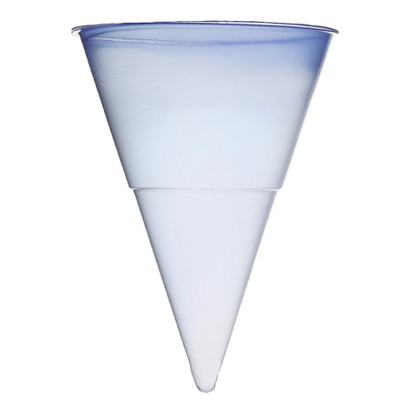 Cône bleuté en Plastique 115ml (1000 Unités)