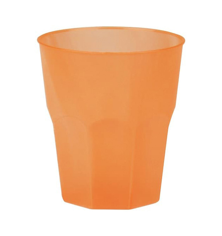 Verre Plastique "Frost" Orange PP 270ml (20 Unités) Verre Plastique "Frost" Orange PP 270ml (20 Unités)