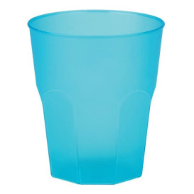 Plastic PP beker "Frost" turkoois 270ml (420 stuks)