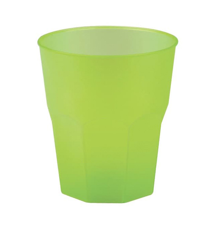 Verre Plastique "Frost" Vert citron PP 270ml (420 Unités) Verre Plastique "Frost" Vert citron PP 270ml (420 Unités)