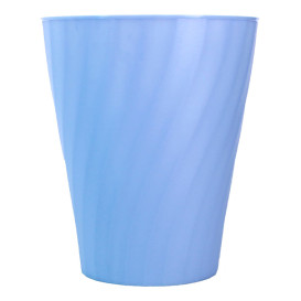 Plastic PP beker "X-Table" paars 320ml (8 stuks) 