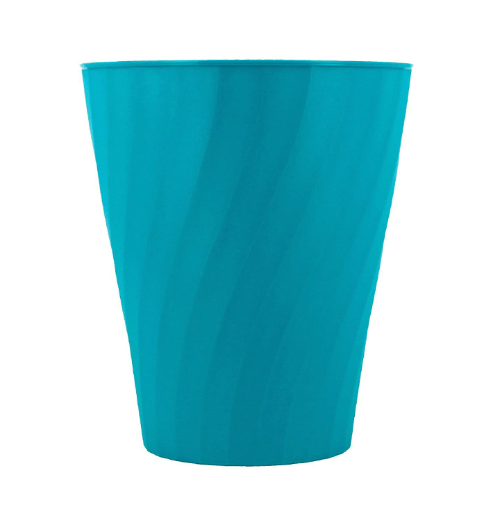 Plastic PP beker "X-Table" turkoois 320ml (8 stuks) Plastic PP beker "X-Table" turkoois 320ml (8 stuks)