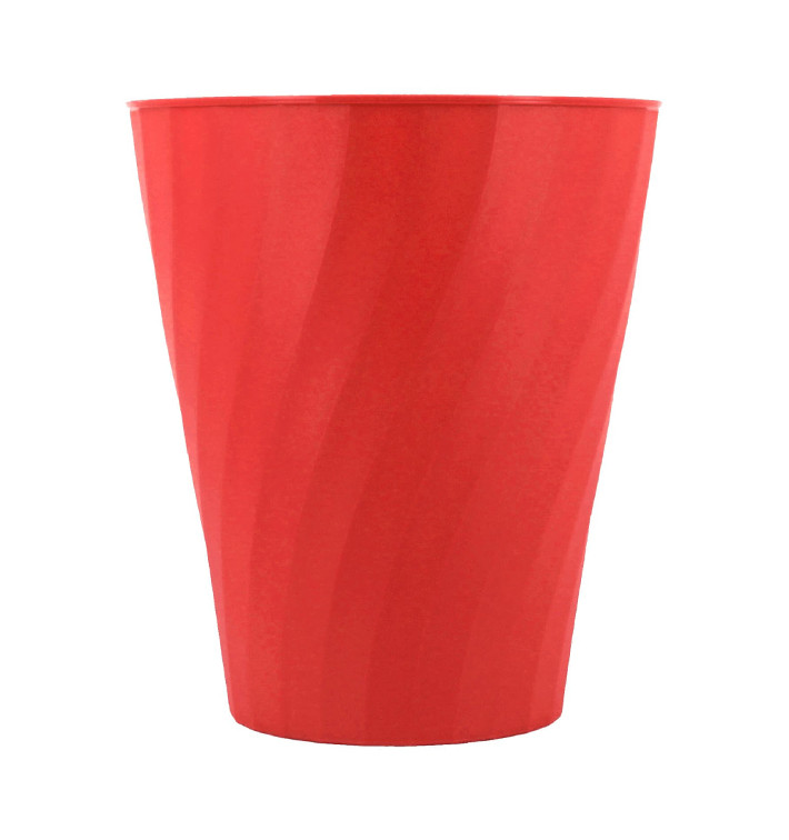 Plastic PP beker "X-Table" rood 320ml (8 stuks) Plastic PP beker "X-Table" rood 320ml (8 stuks)