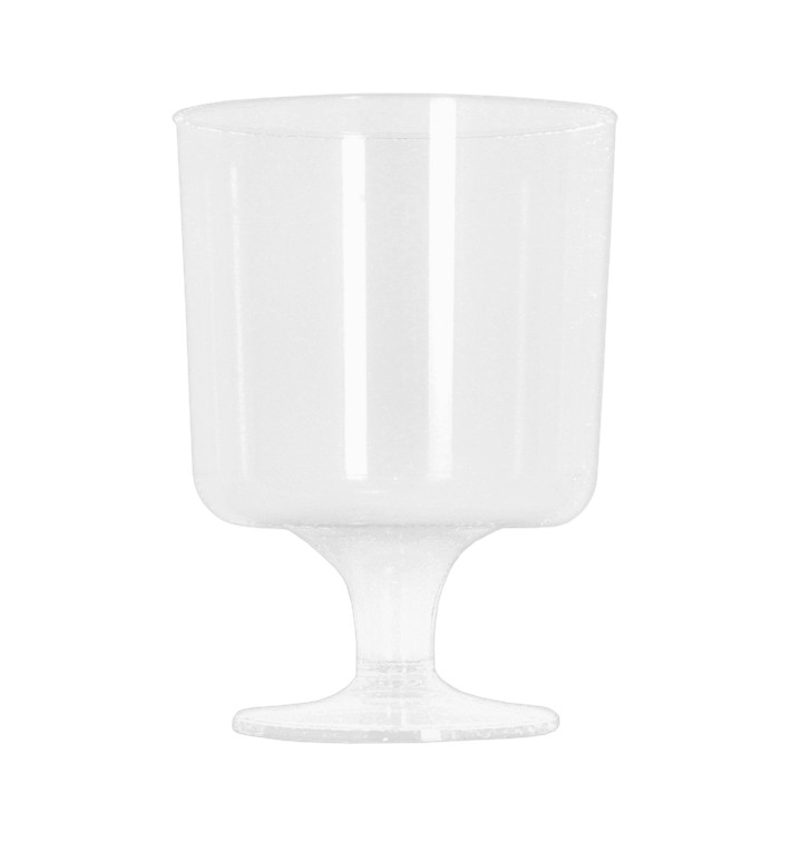 Verre à Pied en Plastique 200ml 1P (400 Utés) Verre à Pied en Plastique 200ml 1P (400 Utés)