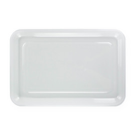 Plateau Plastique RPET Transparent 35x24cm (10 Utés)